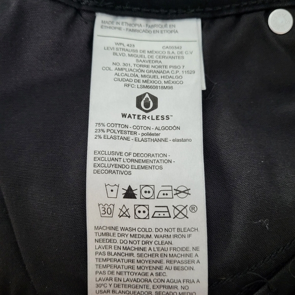 Signature by Levi Strauss & Co Gold Label Mid-Rise Skinny Plus Size 24(38W) - Picture 9 of 11